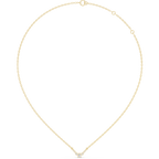 Pear Bezel Diamond Necklace Corvexa Jewellery