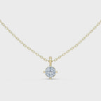 Cushion Cut Solitaire Diamond Pendant