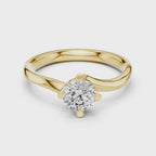 Round Solitaire Diamond Ring