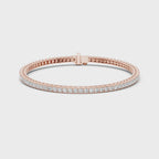 Princess Cut Diamond Tennis Bracelet