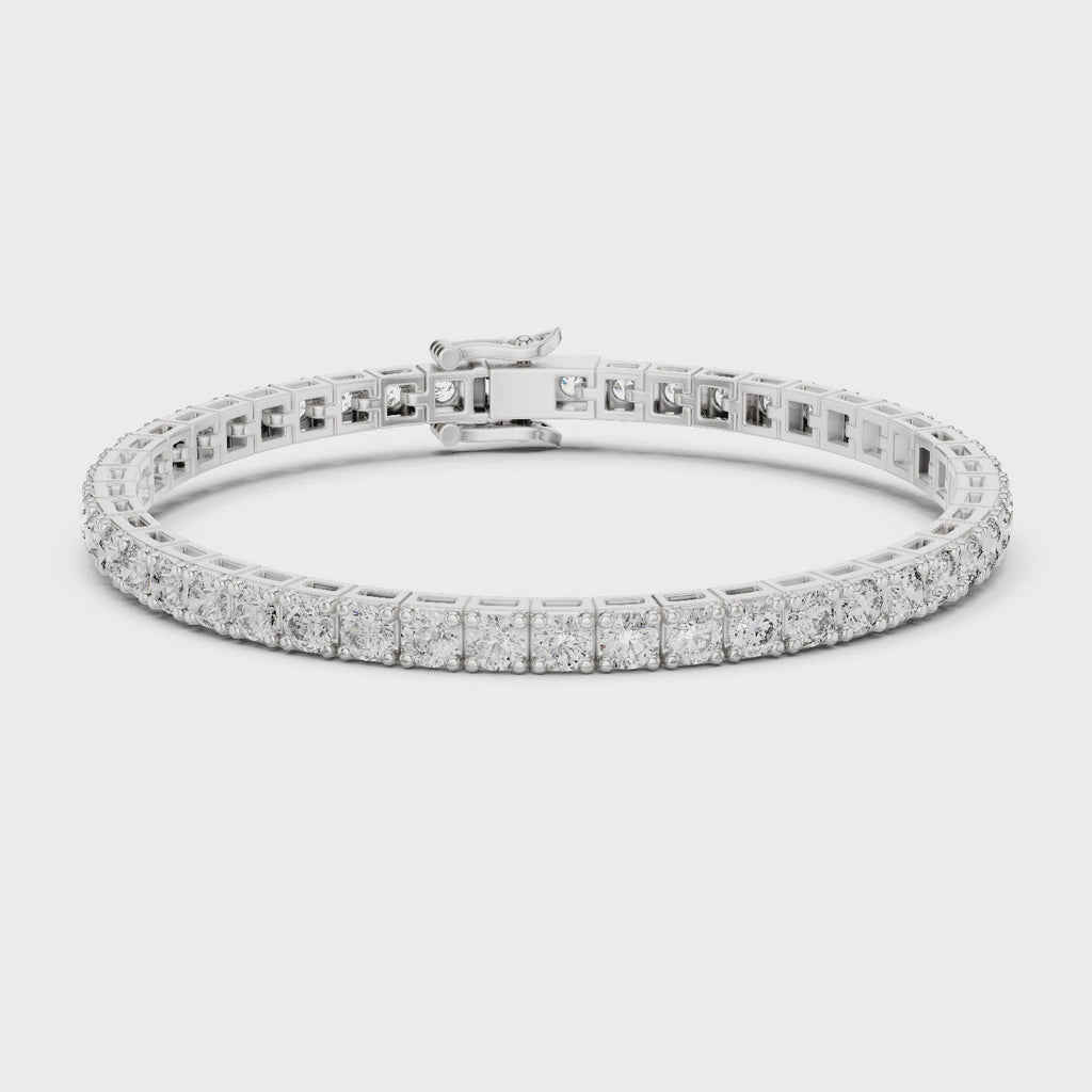 Round Diamond Tennis Bracelet