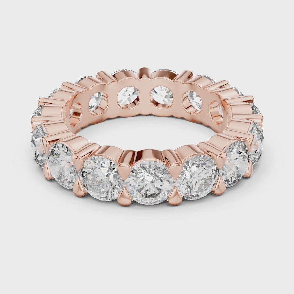 Round Diamond Eternity Band Ring