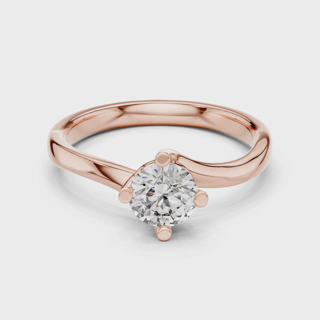 Round Solitaire Diamond Ring