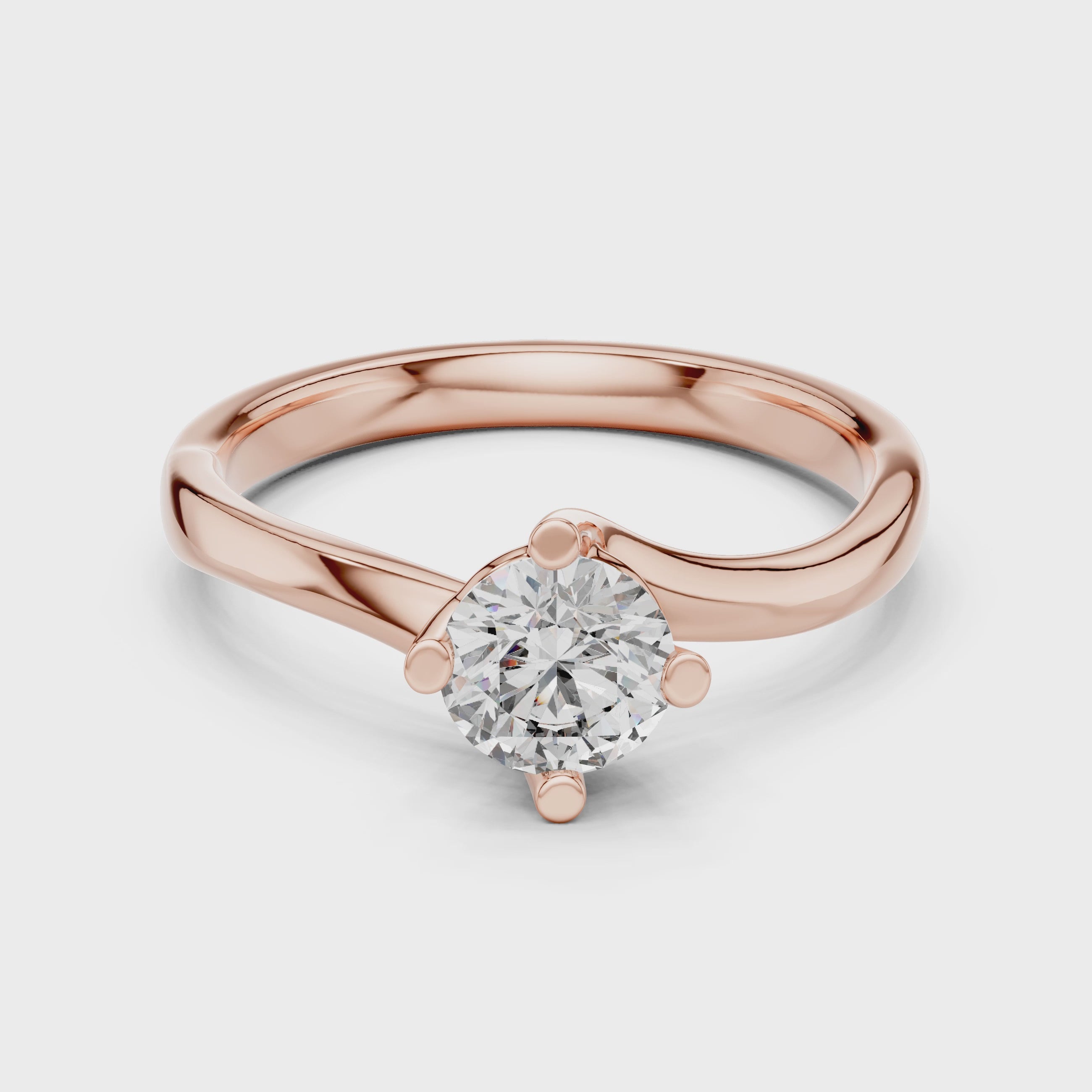 Round Solitaire Diamond Ring