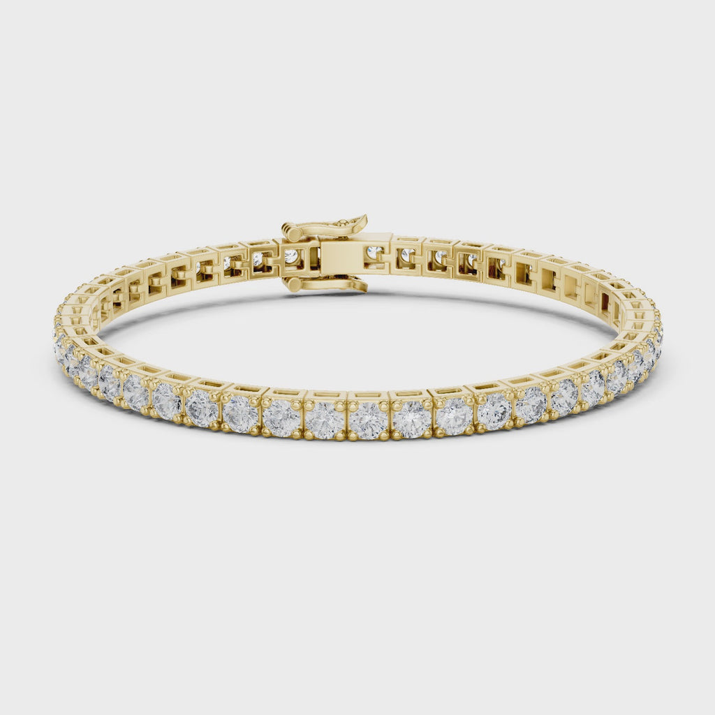 Round Diamond Tennis Bracelet
