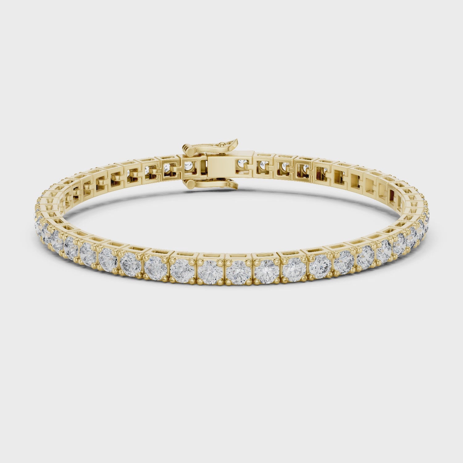 Round Diamond Tennis Bracelet