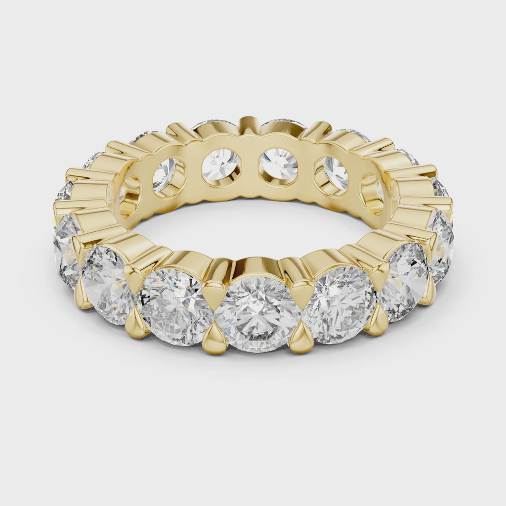 Round Diamond Eternity Band Ring
