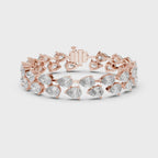 Pear Cut Diamond Tennis Bracelet
