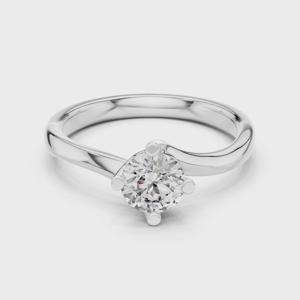 Round Solitaire Diamond Ring