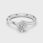 Round Solitaire Diamond Ring