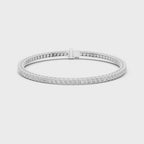 Princess Cut Diamond Tennis Bracelet