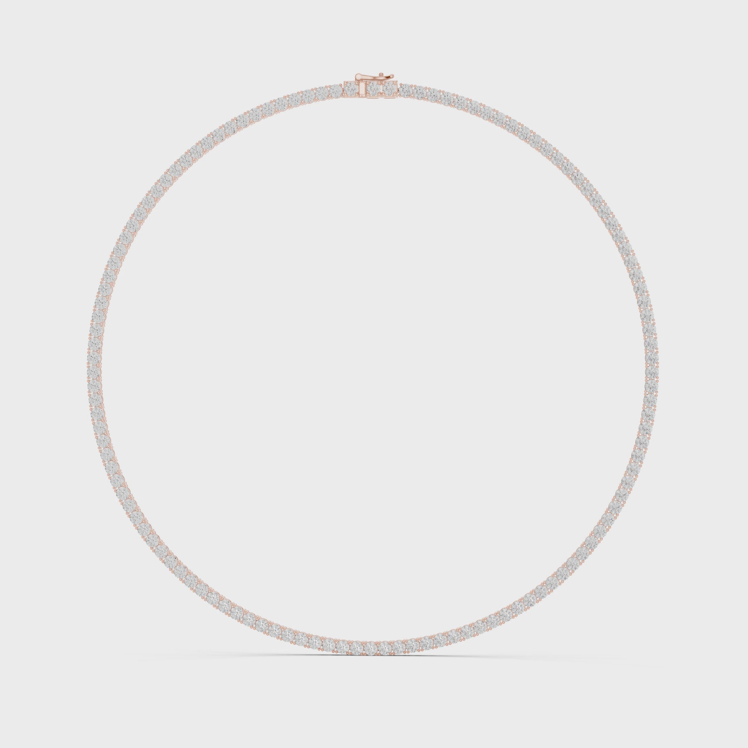 Round Diamond Luxury Necklace