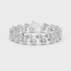 Pear Cut Diamond Tennis Bracelet
