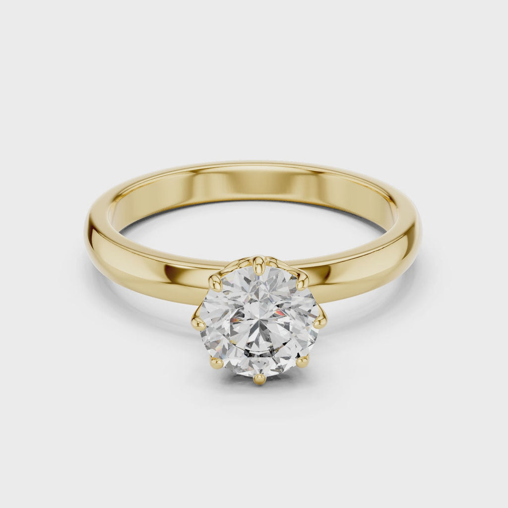 Round Solitaire Diamond Ring