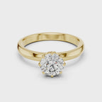 Round Solitaire Diamond Ring