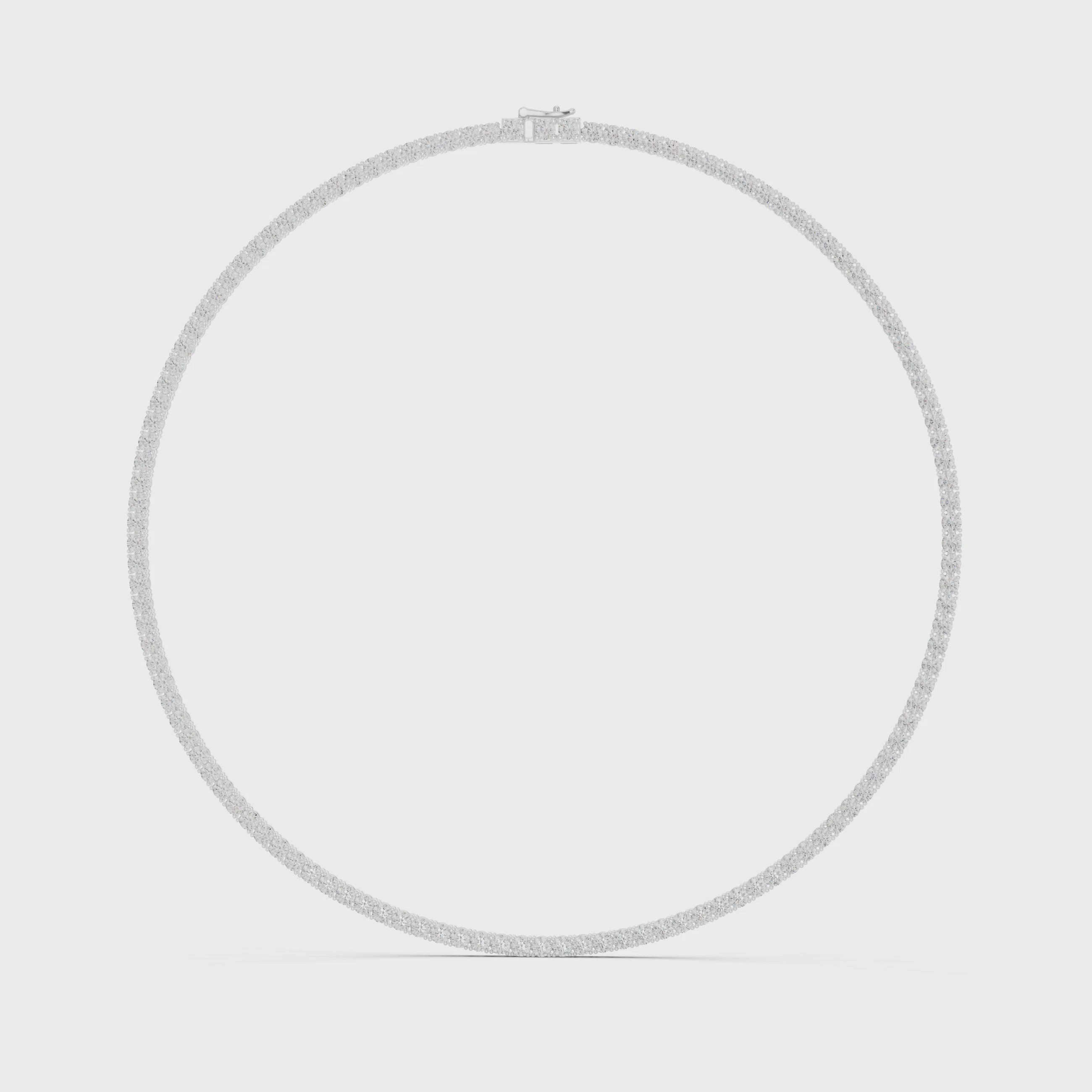 Round Diamond Luxury Necklace